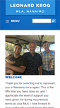 Mobile Screenshot of leonardkrog-mla.ca